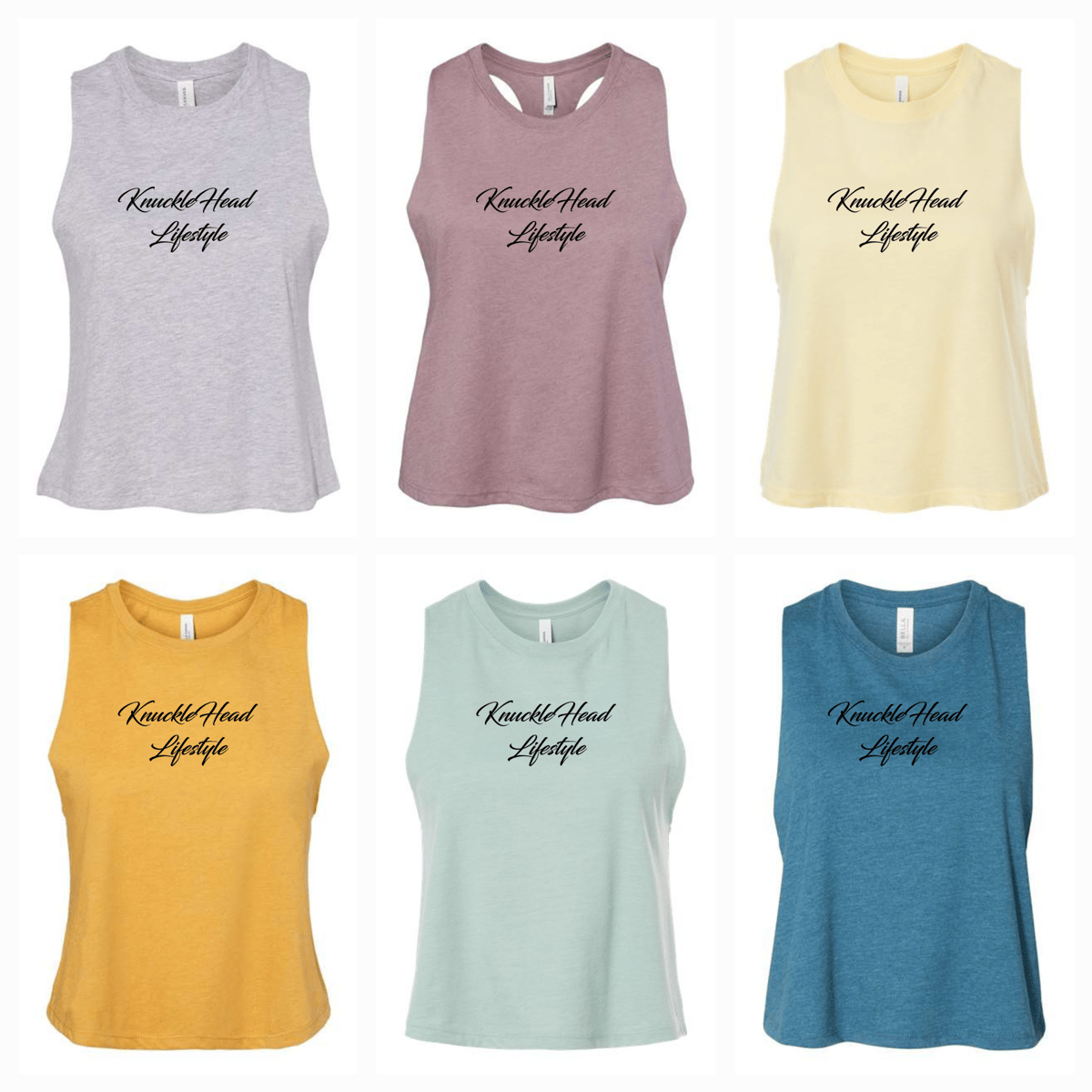 Racerback tank tops | Knucklehead Lifestyle